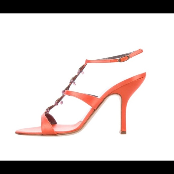 VERA WANG
Satin Embellished Sandals - Picture 2 of 5